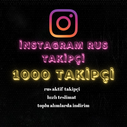  instagram rus takipçi